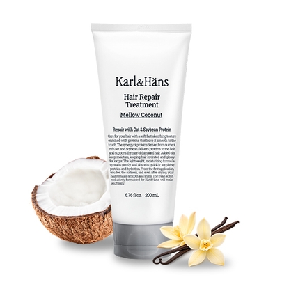 [Karl&Hans] Восстанавливающий тритмент для волос Mellow Coconut 200 мл