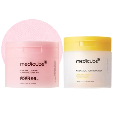 [MEDICUBE] Дуэт-пэдов для сияющей кожи (PDRN & Kojic Acid)