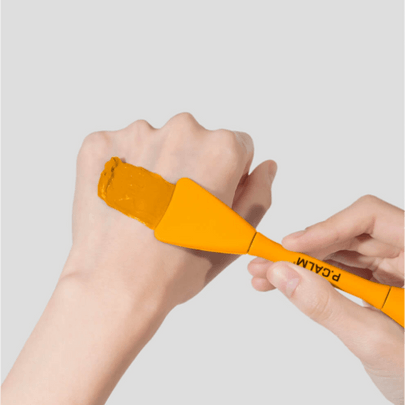 [P.CALM] Жёлтая щётка для очищения пор Yellow Dual Pore Cleansing Brush