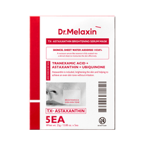[Dr.Melaxin] Осветляющая тканевая маска с астаксантином Tx-Astaxanthin Brightening Serum Mask (5 шт.)