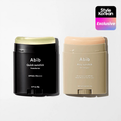 [Abib] Набор солнцезащитных стиков Perfect Sunstick Duo (Airy + Quick)