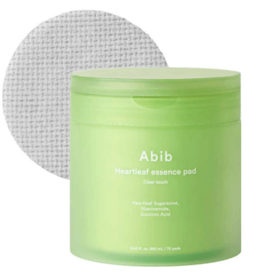 [Abib] Эссенс-пэды с хауттюйнией Heartleaf Essence Pad Clear Touch (70 шт.)