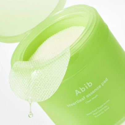 [Abib] Эссенс-пэды с хауттюйнией Heartleaf Essence Pad Clear Touch (70 шт.)