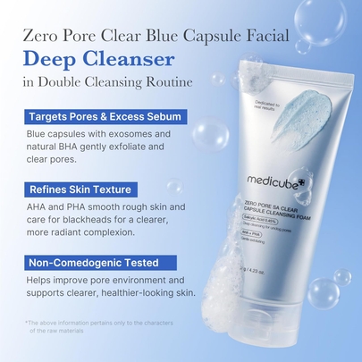 [MEDICUBE] Набор для ухода за порами Pore Care Duo for Flawless Skin (Zero Pad + Zero Capsule Foam)