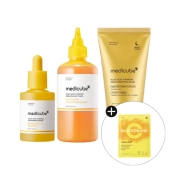 [MEDICUBE] Набор ухода за кожей Kojic Acid Turmeric Best Skin Care Set (тонер + сыворотка + маска)