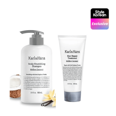 [Karl&Hans] Набор ухода за волосами Mellow Coconut Hair Care Duo (шампунь 500 мл + кондиционер/тритмент 200 мл)