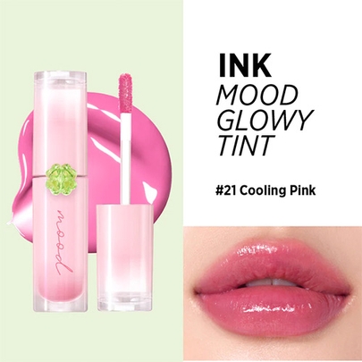 [Peripera] Новый сияющий тинт для губ Ink Mood Glowy Tint #021 Cooling Pink (Lucky Lottery)