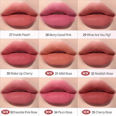 [Peripera] Бархатистый тинт для губ Ink Airy Velvet Rosening #31 Mild Rose