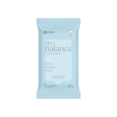 [Good Feel] Салфетки для интимной гигиены The Balance Feminine Wipes Petit, 10 шт.