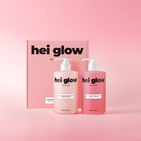[hei glow] Набор Pink Energy Peachcalm: гель для душа и лосьон для тела