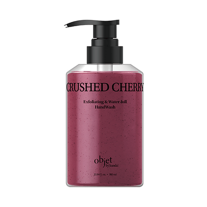 [Objet by Kundal] Отшелушивающее и увлажняющее жидкое мыло для рук Crushed Cherry Exfoliating & Waterfull Hand Wash (380 мл)