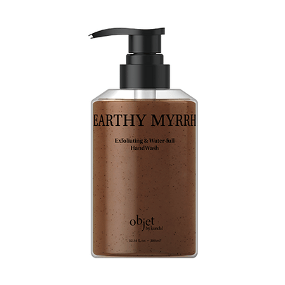 [Objet by Kundal] Отшелушивающее и увлажняющее жидкое мыло для рук Earthy Myrrh Exfoliating & Waterfull Hand Wash (380 мл)