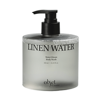 [Objet by Kundal] Увлажняющий гель для душа Moist Gleam Body Wash Linen Water (450 мл)