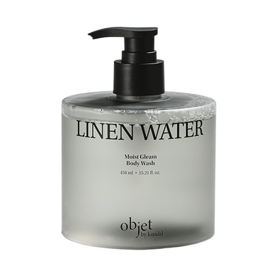 [Objet by Kundal] Увлажняющий гель для душа Moist Gleam Body Wash Linen Water (450 мл)