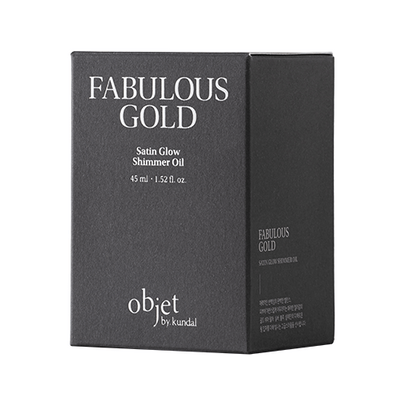 [Objet by Kundal] Сатиновое сияющее масло для тела Satin Glow Shimmer Oil Fabulous Gold (45 мл)