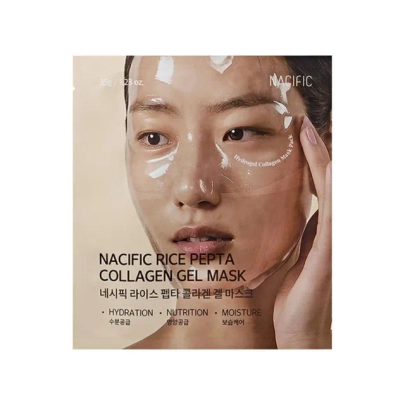 [Nacific] Гелевая маска с рисом, пептидами и коллагеном Rice Pepta Collagen Gel Mask (4 шт.)