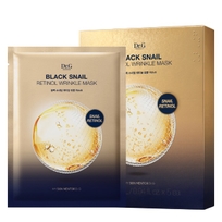 [Dr.G] Маска с чёрной улиткой и ретинолом против морщин Black Snail Retinol Wrinkle Mask (5 шт. × 28 мл)