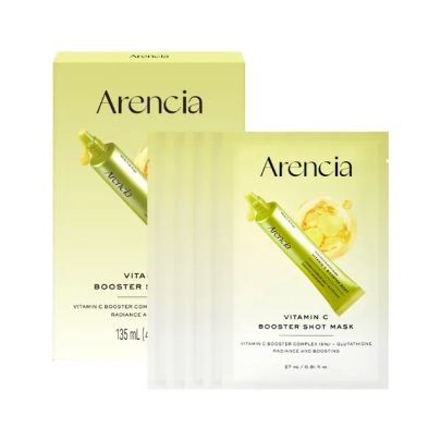 [ARENCIA] Бустер-маска с витамином C Arencia Vitamin C Booster Shot Mask 27 мл (5 шт.)