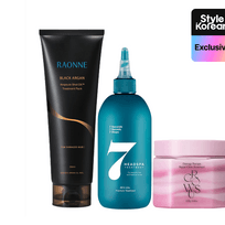 [STYLEKOREAN] Ночной восстанавливающий набор для ухода за волосами Midnight Repair Hair Clinic Set (маска для волос + уход)