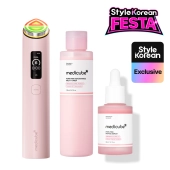 [MEDICUBE] Трио-набор для сияния кожи Pink Glow Boosting Trio (бустер + тонер + сыворотка)