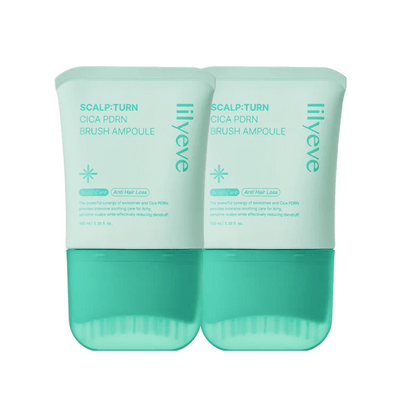[lilyeve] Дуо-набор ампул для кожи головы с центеллой и PDRN Scalp:Turn Cica PDRN Brush Ampoule Duo Set (100 мл × 2)