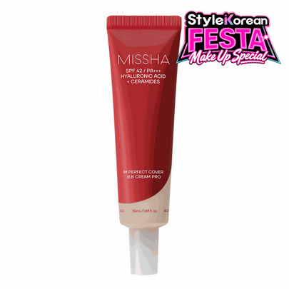 [Missha] Обновлённый BB-крем Perfect Cover BB Cream PRO (4 оттенка, 50 мл)