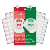 [Troubless] Набор точечных патчей Invisible Plus Spot: Early SOS + After Care (96 шт.)