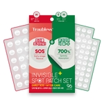 [Troubless] Набор точечных патчей Invisible Plus Spot: Early SOS + After Care (96 шт.)