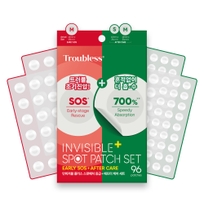 [Troubless] Набор точечных патчей Invisible Plus Spot: Early SOS + After Care (96 шт.)