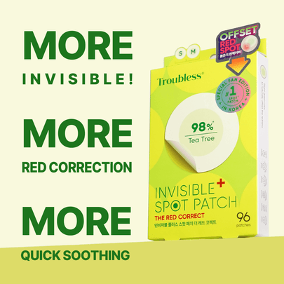 [Troubless] Точечные патчи Invisible Plus Spot the Red Correct (96 шт.)
