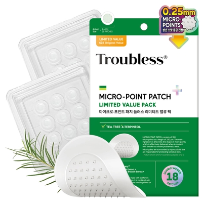 [Troubless] Точечные микропатчи Micro-Point Patch Plus, лимитированный набор (18 шт.)