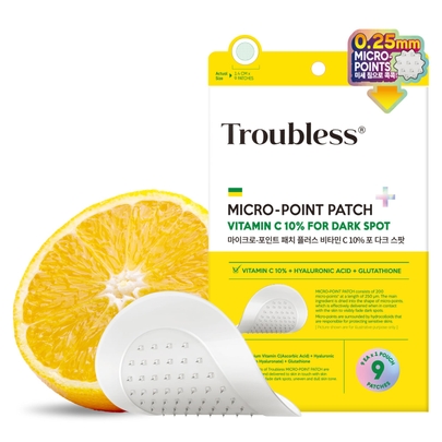 [Troubless] Точечные микропатчи Micro-Point Patch Plus Vitamin C 10% от пигментации (9 шт.)