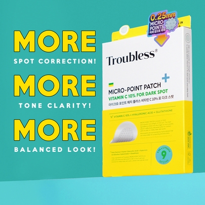 [Troubless] Точечные микропатчи Micro-Point Patch Plus Vitamin C 10% от пигментации (9 шт.)