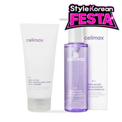 [celimax] Лучший дуэт для двухэтапного очищения (Пенка + Гидрофильное масло) 