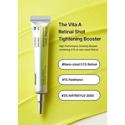 [celimax] Дуо-набор для упругости кожи с ретиналем THE VITA-A Retinal Shot Tightening Duo (крем + бустер)