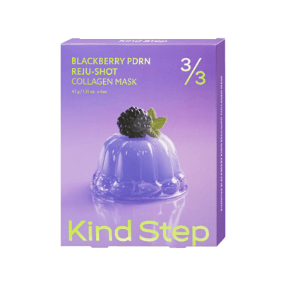 [Kind Step] Коллагеновые маски Blackberry PDRN Reju-Shot (4 шт.)