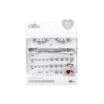 [Ollio] Накладные ресницы без клея Lash Mixx Pack Plus #Clear