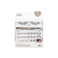 [Ollio] Накладные ресницы без клея Lash Mixx Pack Plus #Soft