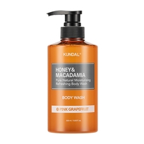 [KUNDAL] Гель для душа Honey & Macadamia #Pink Grapefruit 500 мл