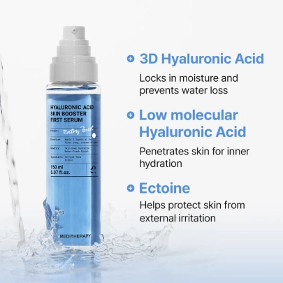 [MEDITHERAPY] Сыворотка-бустер с гиалуроновой кислотой Hyaluronic Acid First Skin Booster 150 мл