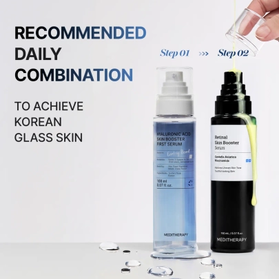 [MEDITHERAPY] Сыворотка-бустер с гиалуроновой кислотой Hyaluronic Acid First Skin Booster 150 мл