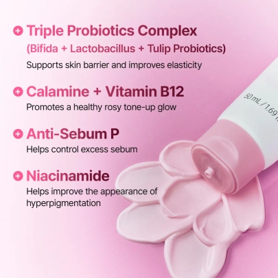 [MEDITHERAPY] Крем Porethera Real Bifida Pink Blur 50 мл