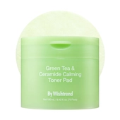 [By Wishtrend] Успокаивающие тонер-пэды Green Tea & Ceramide (70 шт.)