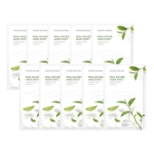 [Nature Republic] Тканевые маски Real Nature Green Tea (10 шт.)
