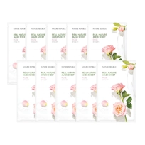 [Nature Republic] Тканевые маски Real Nature Rose (10 шт.)