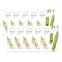 [Nature Republic] Тканевые маски Real Nature Bamboo (10 шт.)