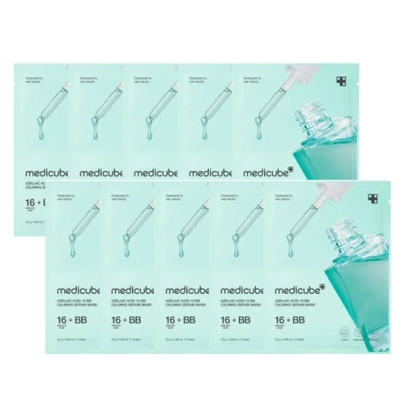 [MEDICUBE] Azelaic Acid 16 BB Успокаивающая Сыворотка-маска (10 шт.)