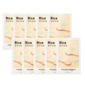 [Missha] Airy Fit Тканевая маска #Rice (10 шт.)