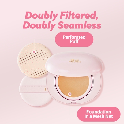 [Milk Touch] All-day Skin Fit Milky Glow Кушон (19 оттенков)
