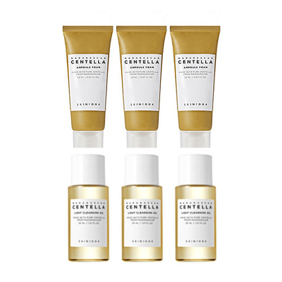 [SKIN1004] *mini* Madagascar Centella Cleansing Oil & Ampoule Foam Travel Kit (Oil 30ml 3ea & Foam 20ml 3ea)